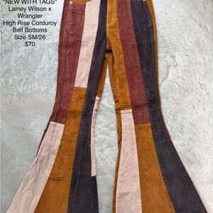 *NWT* Wrangler x Lainey Wilson High Rise Corduroy Bell Bottoms